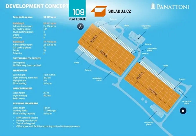 Pronájem skladu, Podbořany, 10000 m2