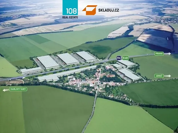 Pronájem skladu, Pavlov, Logistická, 6000 m2