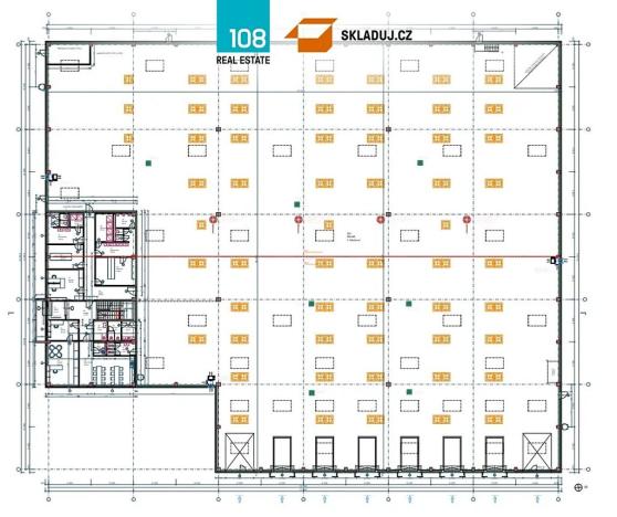 Pronájem skladu, Plzeň, Edvarda Beneše, 3300 m2