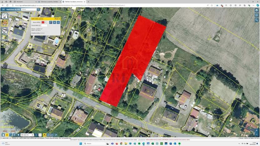 Prodej pozemku, Bochov, 3560 m2