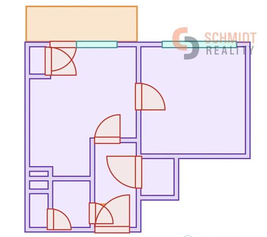 Prodej bytu 1+1, Břeclav, 35 m2