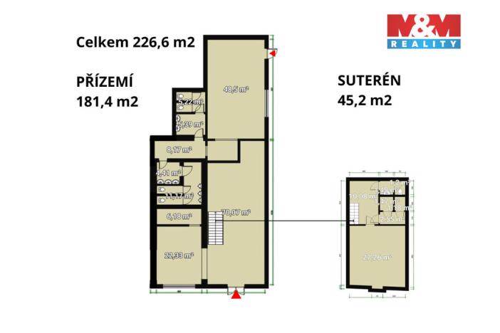Pronájem obchodního prostoru, Plzeň - Vnitřní Město, náměstí Republiky, 227 m2