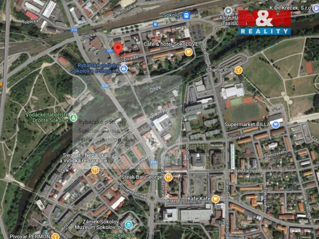 Pronájem bytu 1+1, Sokolov, Nádražní, 50 m2