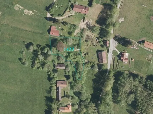 Dražba pozemku pro bydlení, Benešov nad Černou, 2520 m2