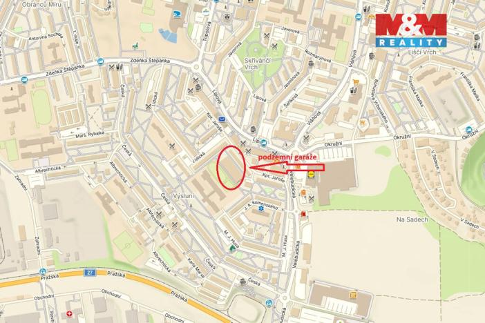 Prodej garáže, Most, Kpt. Jaroše, 15 m2