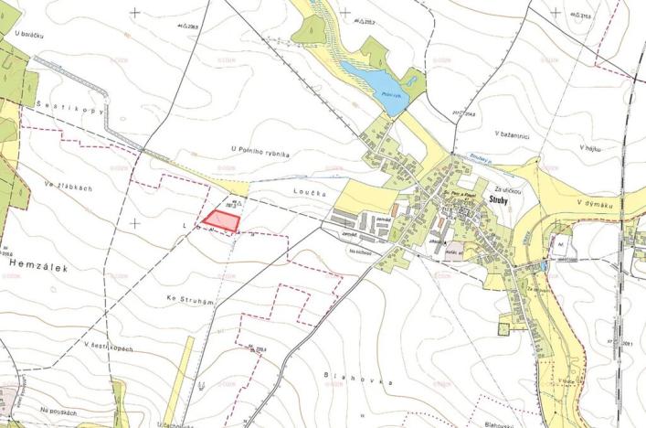 Prodej pole, Čachovice, 10046 m2