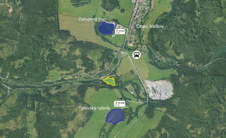 Prodej louky, Valšov, 33558 m2