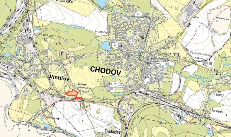 Prodej pozemku pro bydlení, Chodov, 20976 m2