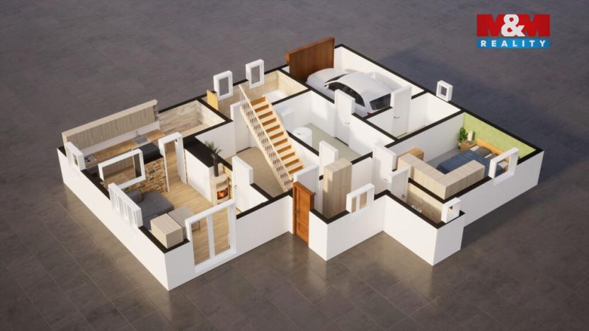 Prodej rodinného domu, Velké Březno, Zahradní, 130 m2