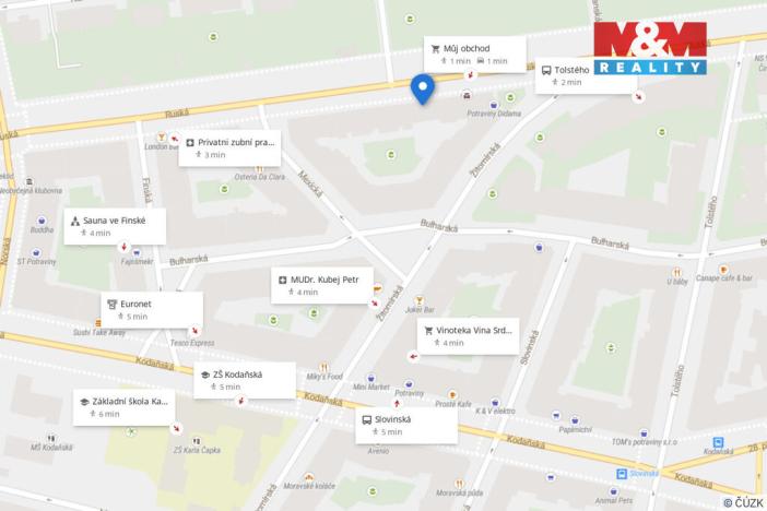 Prodej bytu 2+kk, Praha - Vršovice, Ruská, 42 m2