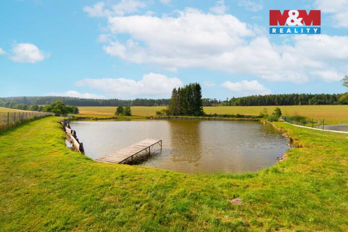 Prodej rybníku, Olbramov - Zádub, 6672 m2