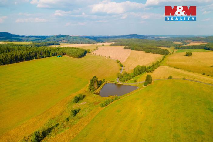 Prodej rybníku, Olbramov - Zádub, 6672 m2