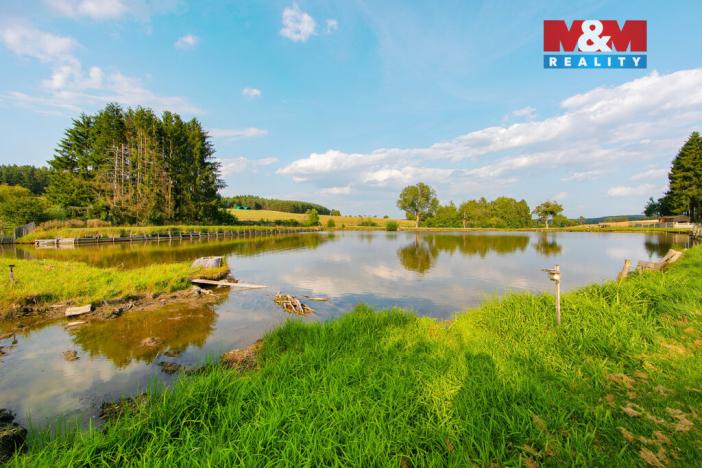 Prodej rybníku, Olbramov - Zádub, 6672 m2