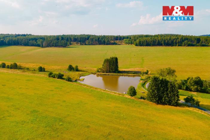 Prodej rybníku, Olbramov - Zádub, 6672 m2