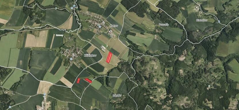 Prodej pole, Katov, 16927 m2