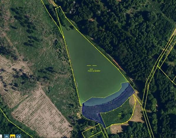 Pronájem rybníku, Komárovice, 9025 m2