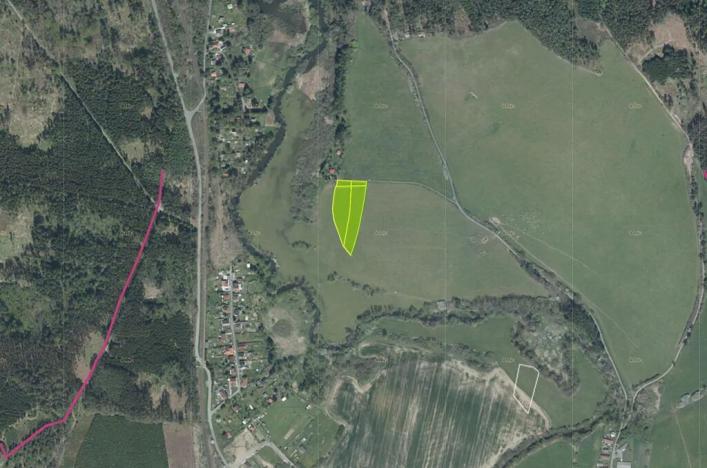 Prodej pole, Srby, 6936 m2