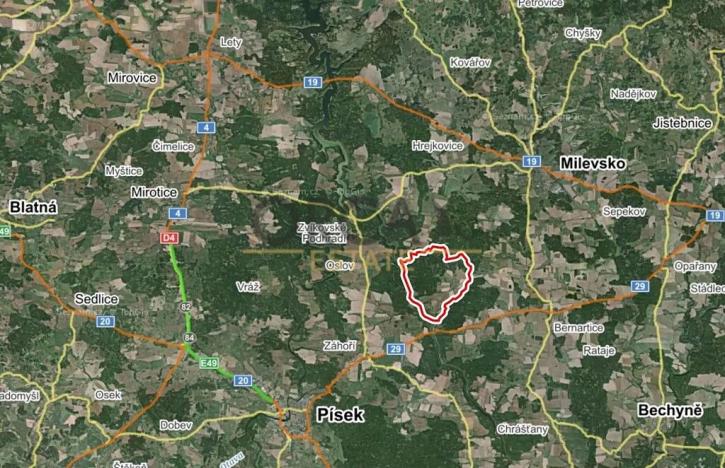 Prodej louky, Jetětice, 35942 m2