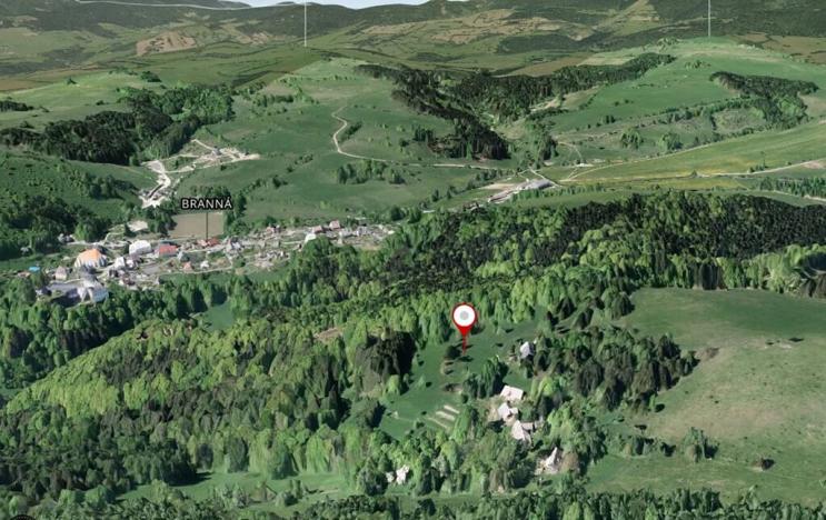 Prodej louky, Branná, 1524 m2