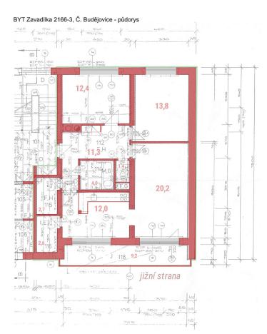 Prodej bytu 3+1, České Budějovice - České Budějovice 2, Zavadilka, 92 m2
