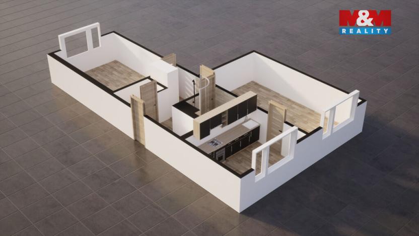 Pronájem bytu 2+1, Hrádek nad Nisou, Liberecká, 61 m2