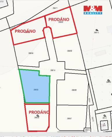 Prodej pozemku pro bydlení, Račice, 986 m2