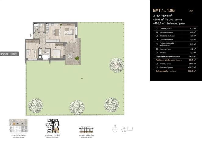 Prodej bytu 3+kk, Praha, 80 m2