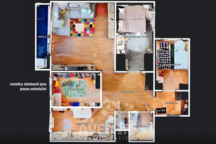 Prodej bytu 4+1, Brno, Spodní, 80 m2