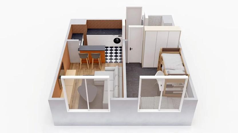 Prodej bytu 2+kk, Kladno, Holandská, 38 m2