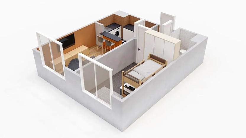 Prodej bytu 2+kk, Kladno, Holandská, 38 m2