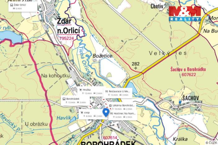 Prodej chaty, Borohrádek, 15 m2