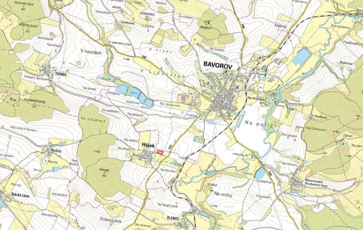 Prodej komerčního pozemku, Hájek, 4255 m2