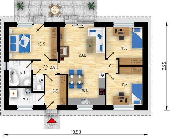 Prodej rodinného domu, Mcely, 86 m2
