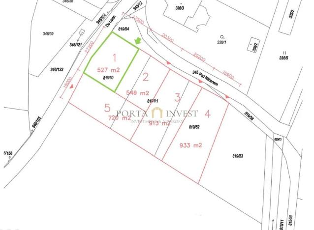 Prodej pozemku pro bydlení, Praha - Kolovraty, Do Lipan, 527 m2
