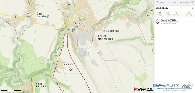 Prodej louky, Police nad Metují, 8001 m2