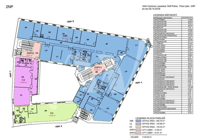 Pronájem kanceláře, Praha - Nové Město, Lazarská, 144 m2