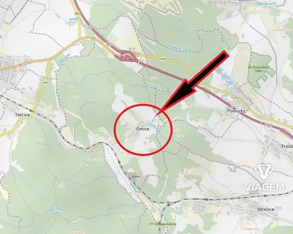 Prodej podílu pole, Omice, 1504 m2