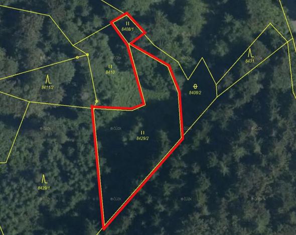 Prodej louky, Huslenky, 1978 m2