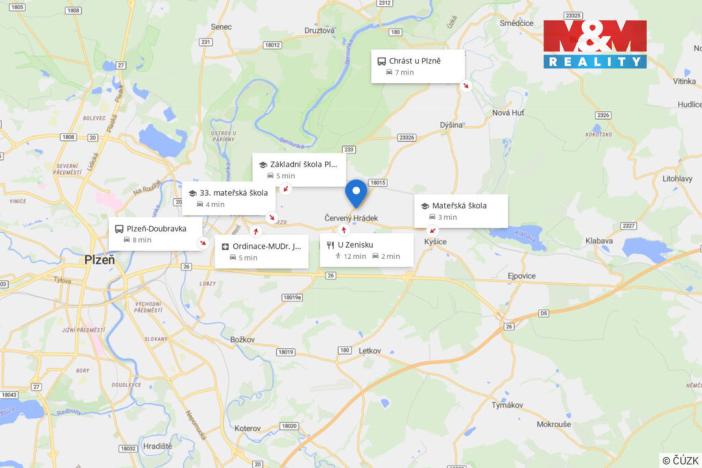 Prodej rodinného domu, Plzeň - Červený Hrádek, Červenohrádecká, 141 m2