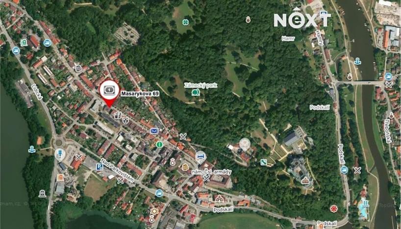 Pronájem bytu 3+kk, Hluboká nad Vltavou, Masarykova, 68 m2