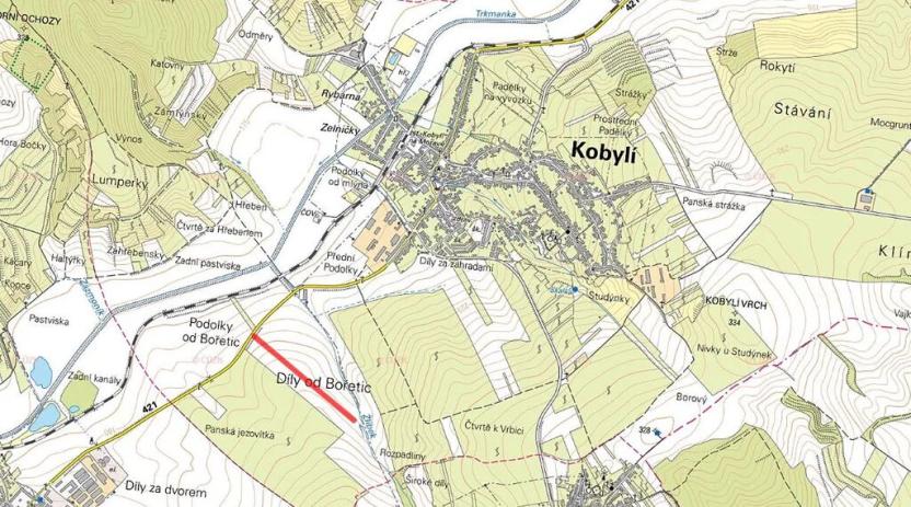 Prodej pole, Kobylí, 6147 m2