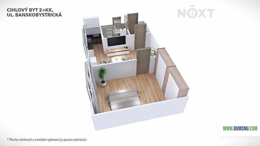 Prodej bytu 2+kk, Šumperk, Banskobystrická, 40 m2