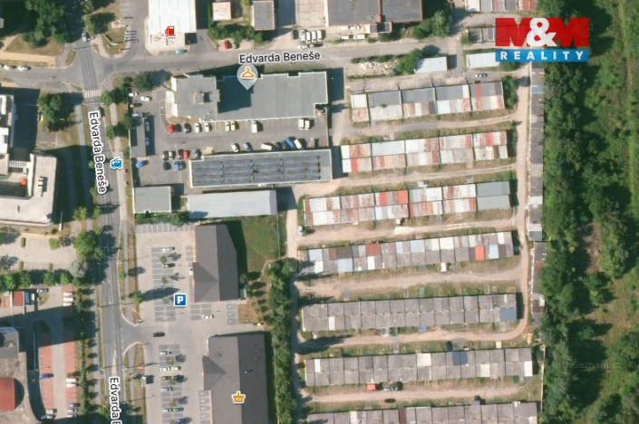 Prodej garáže, Plzeň, Edvarda Beneše, 19 m2