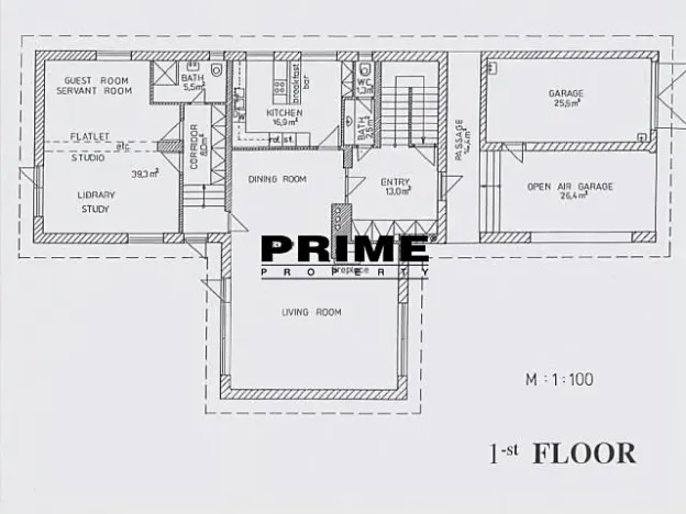 Pronájem rodinného domu, Praha - Kunratice, Ke hrádku, 417 m2
