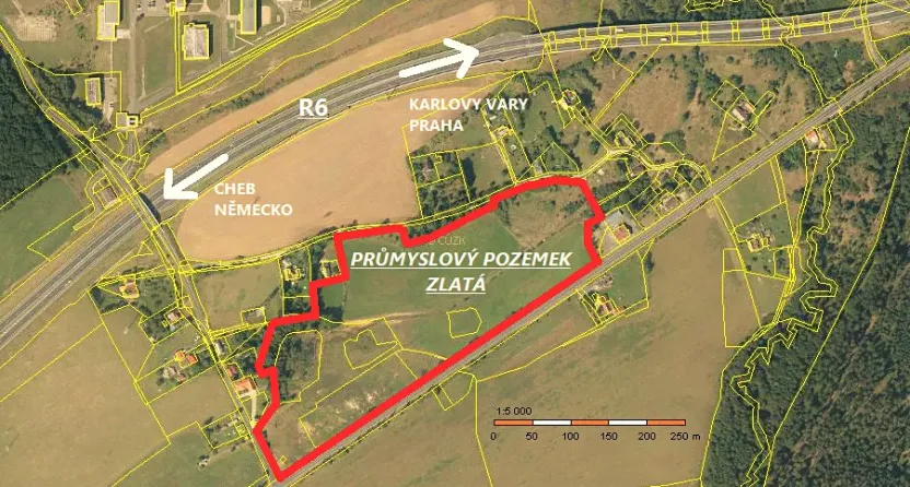 Prodej komerčního pozemku, Kynšperk nad Ohří, 5000 m2