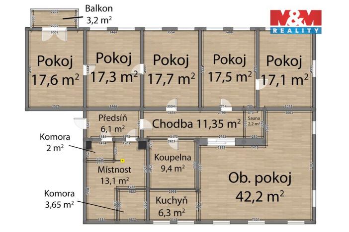Prodej atypického bytu, Březová, Smetanova, 177 m2