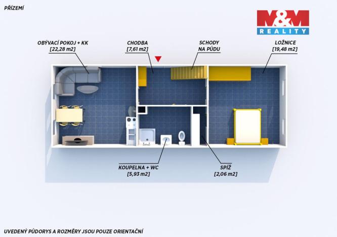 Prodej chalupy, Štětkovice - Sedlečko, 57 m2