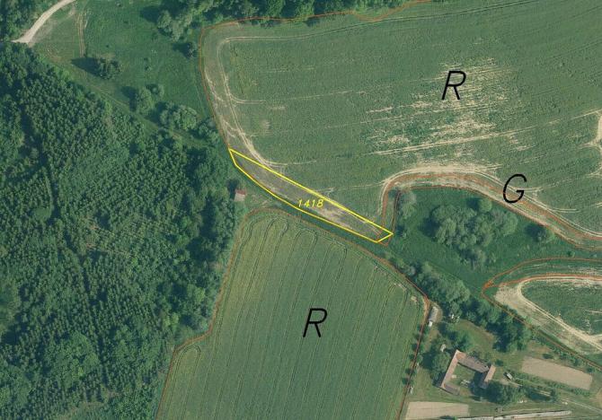 Prodej pole, Truskovice, 1577 m2