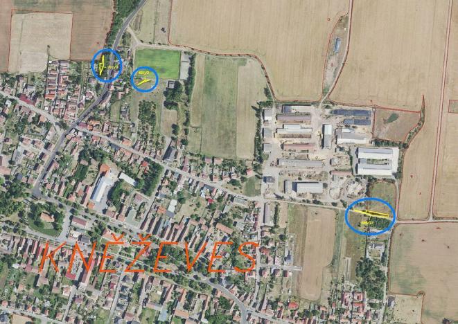 Prodej pozemku, Kněževes, 593 m2