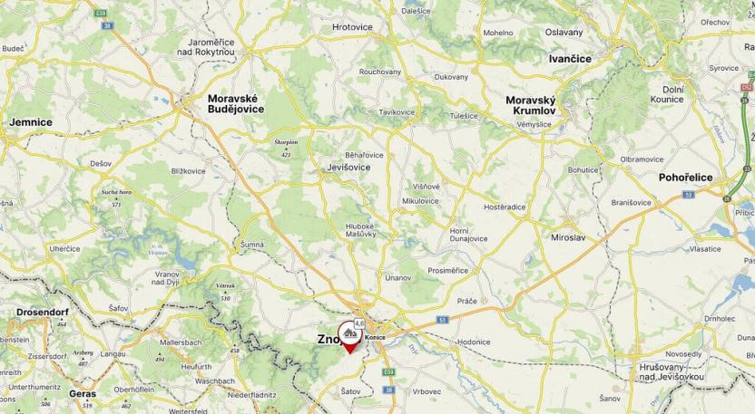 Prodej pozemku, Znojmo - Konice, 2437 m2